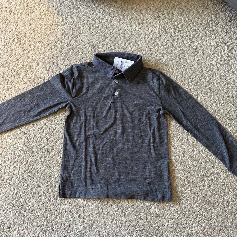 JCrew Crewcuts Long Sleeve Polo